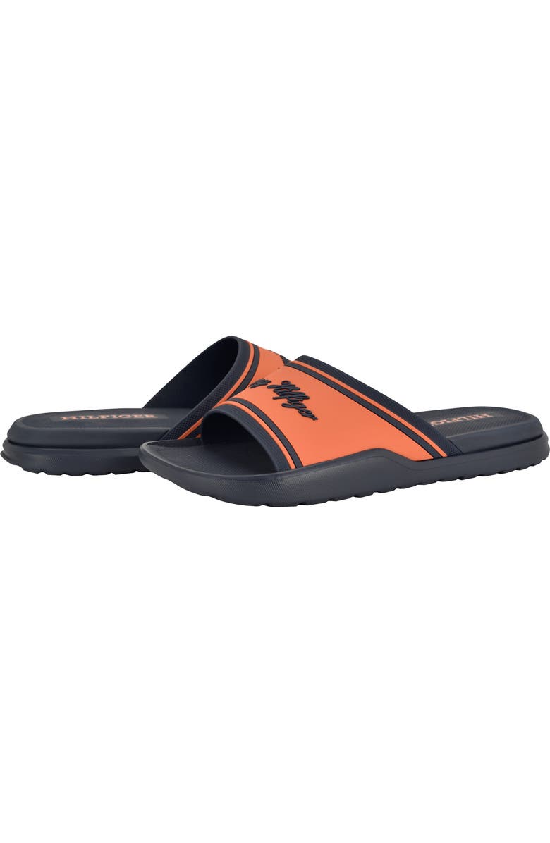 Tommy Hilfiger Momil Slide Sandal, Alternate, color, Orange Multi