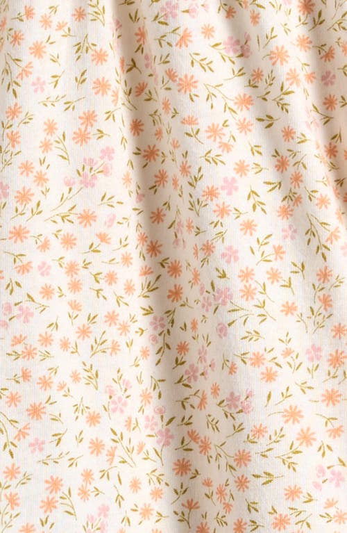NORDSTROM NORDSTROM PRINT COTTON FLUTTER SLEEVE TOP & SKORT SET