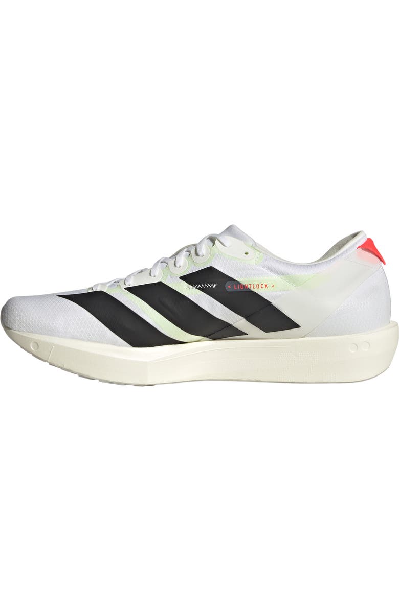 adidas Adizero Adios 9 Running Shoe, Alternate, color, White