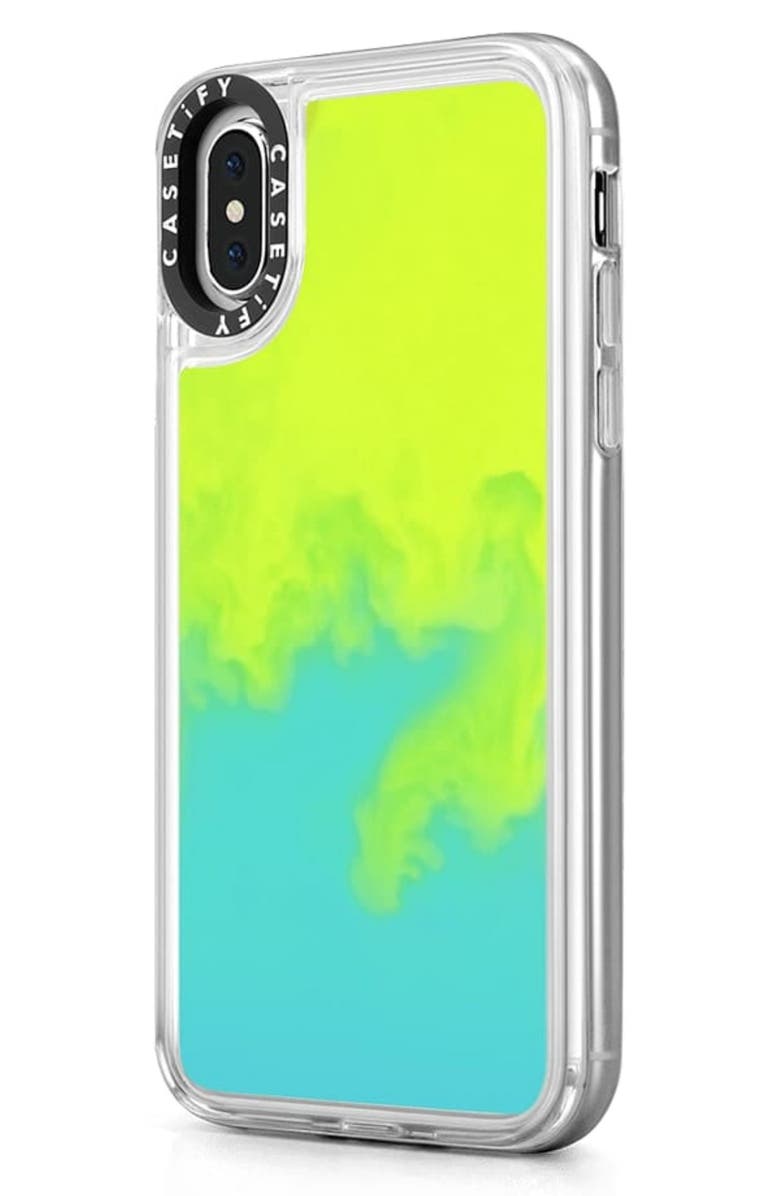 CASETiFY Neon Sand iPhone XS/XR Case, Alternate, color, 
