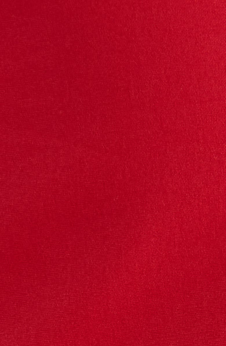 STAUD Willow A-Line Dress, Alternate, color, Cherry