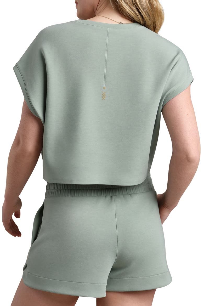 DreamGlow Oversize Crop T-Shirt, Alternate, color, PACIFIC GREEN