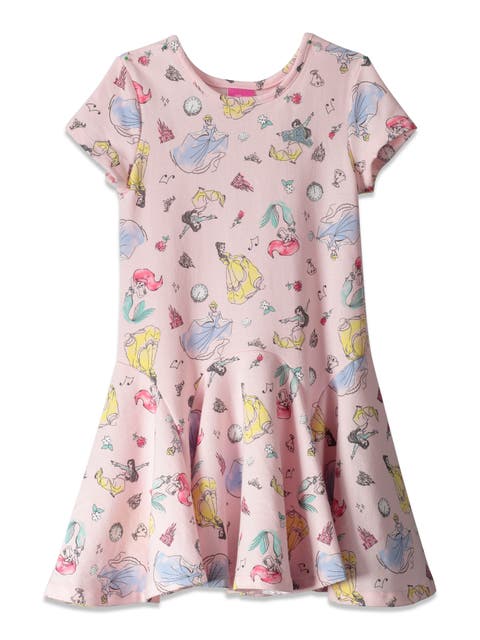 Princess Short Sleeve Skater Dress