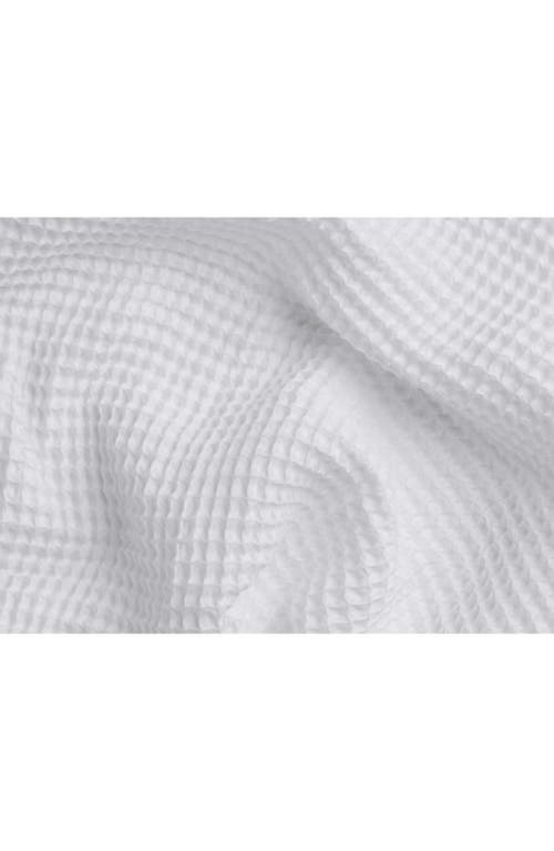 Parachute Gender Inclusive Waffle Knit Cotton Robe In White