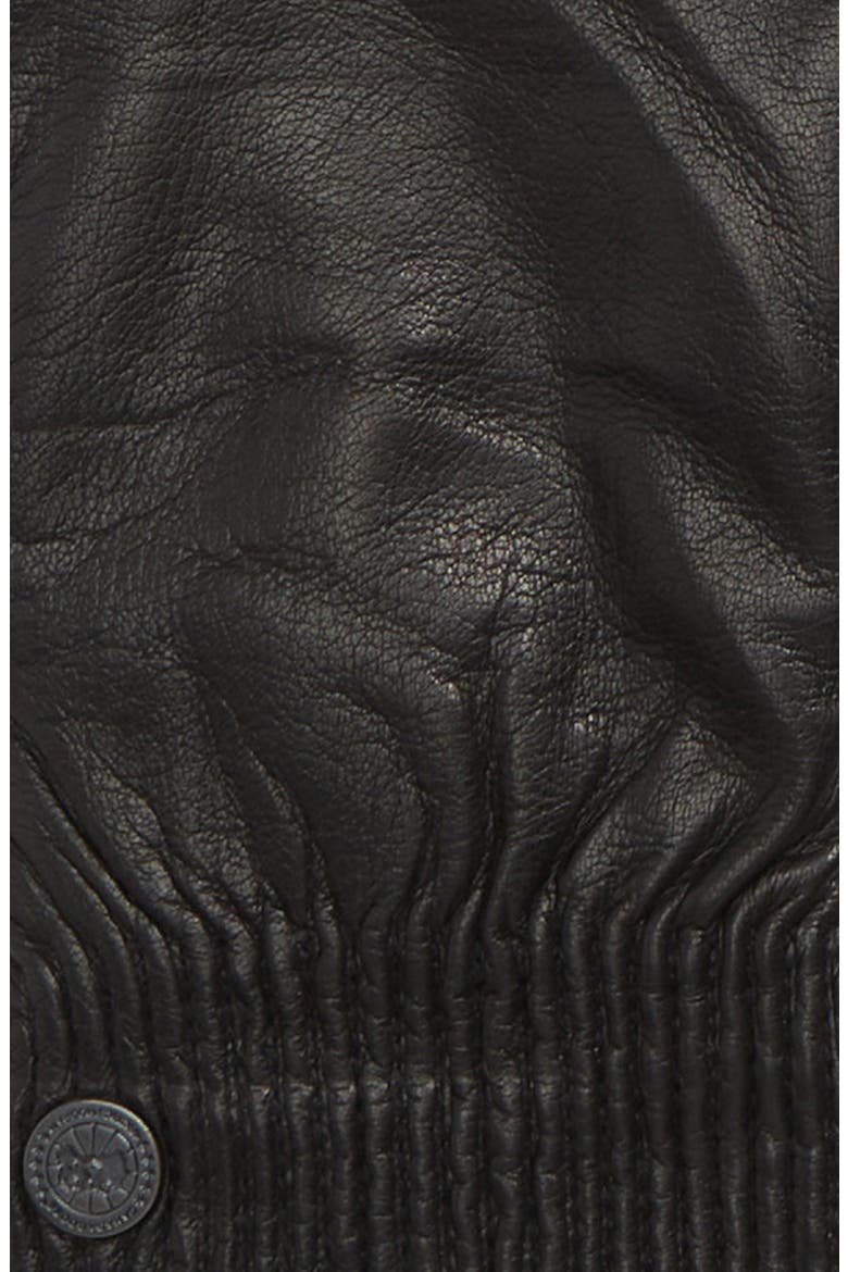 Women's Luxe Leather Gloves, Alternate, color, BLACK - NOIR