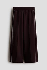 H&M Wide-leg Scuba Knit Track Pants