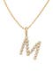  Gold Vermeil Initial M