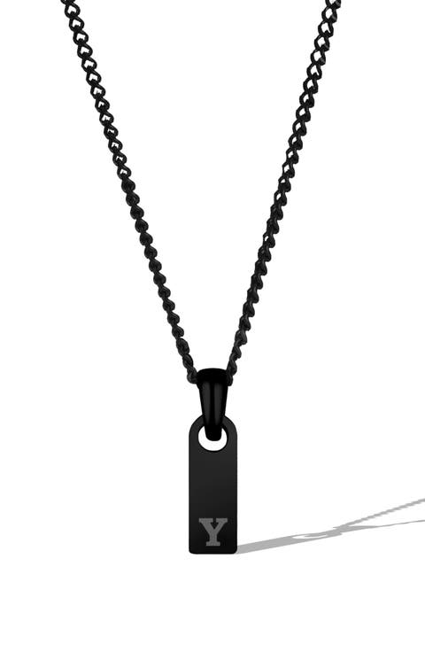 Initial Tag Necklace