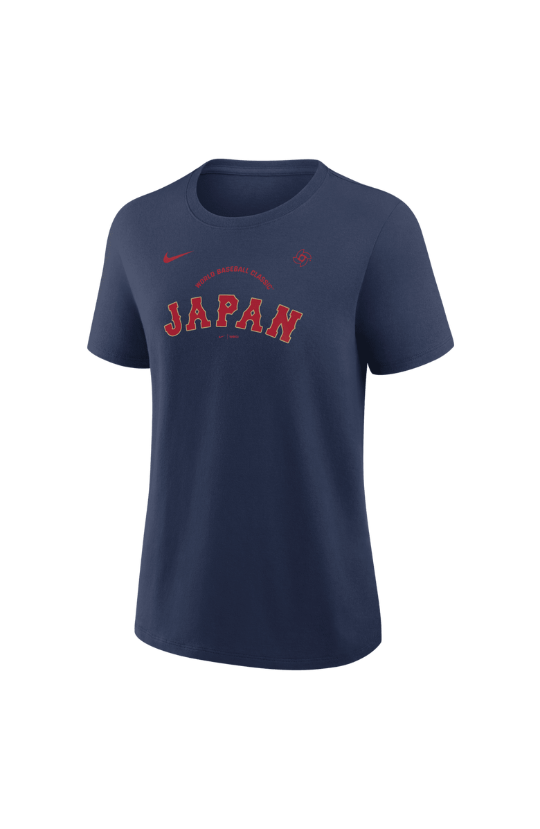 Nike Women's Nike  Navy Japan Baseball 2026 World Baseball Classic Script T-Shirt, Main, color, Navy