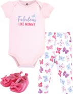Hudson Baby Soft Cotton Collection Bodysuit, Pants, and Footwear Collection