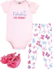 Hudson Baby Soft Cotton Collection Bodysuit, Pants, and Footwear Collection