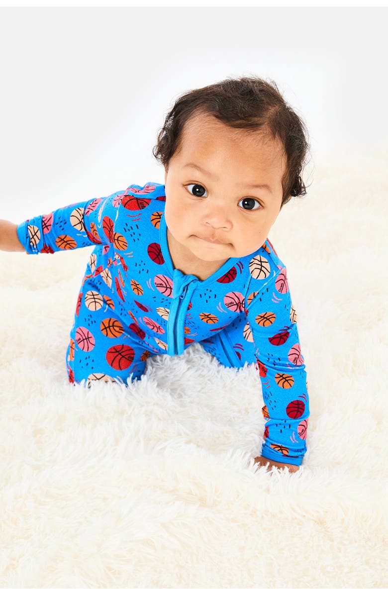 Clover Baby & Kids Stretchy Sleeveless Twirl Dress - Golf, Alternate, color, Basketball