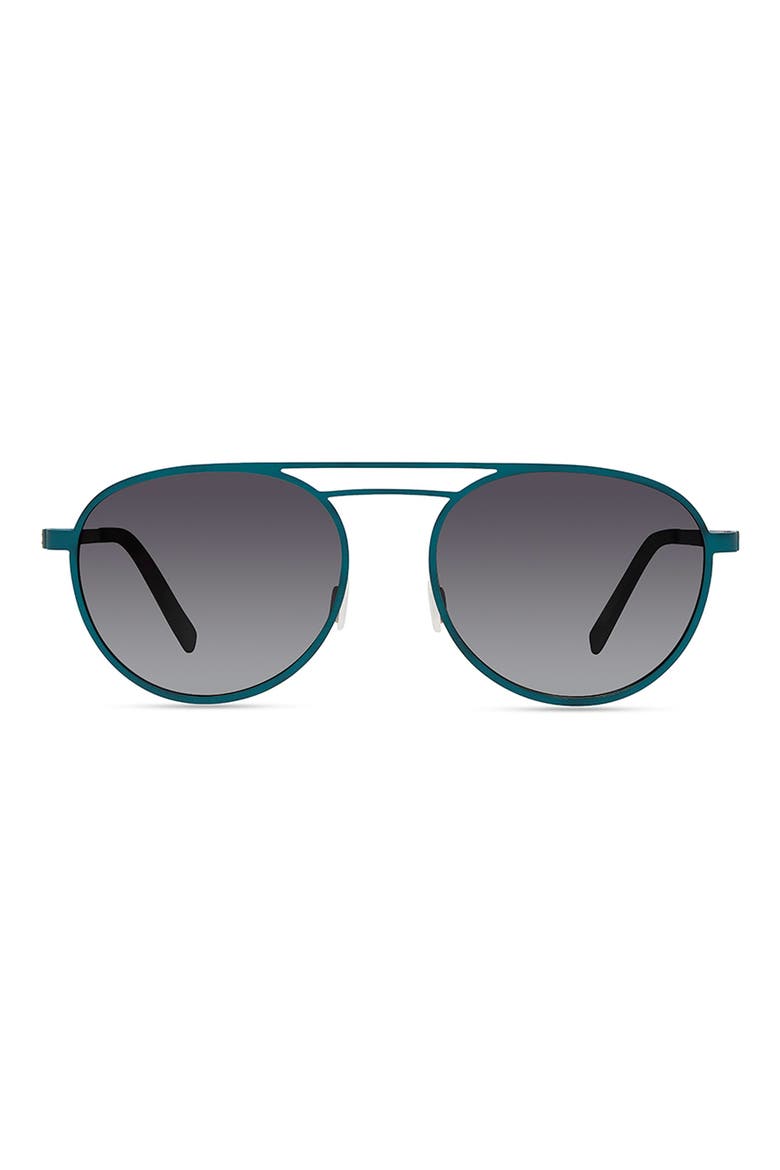 Aviator Sunglasses, Main, color, TEAL