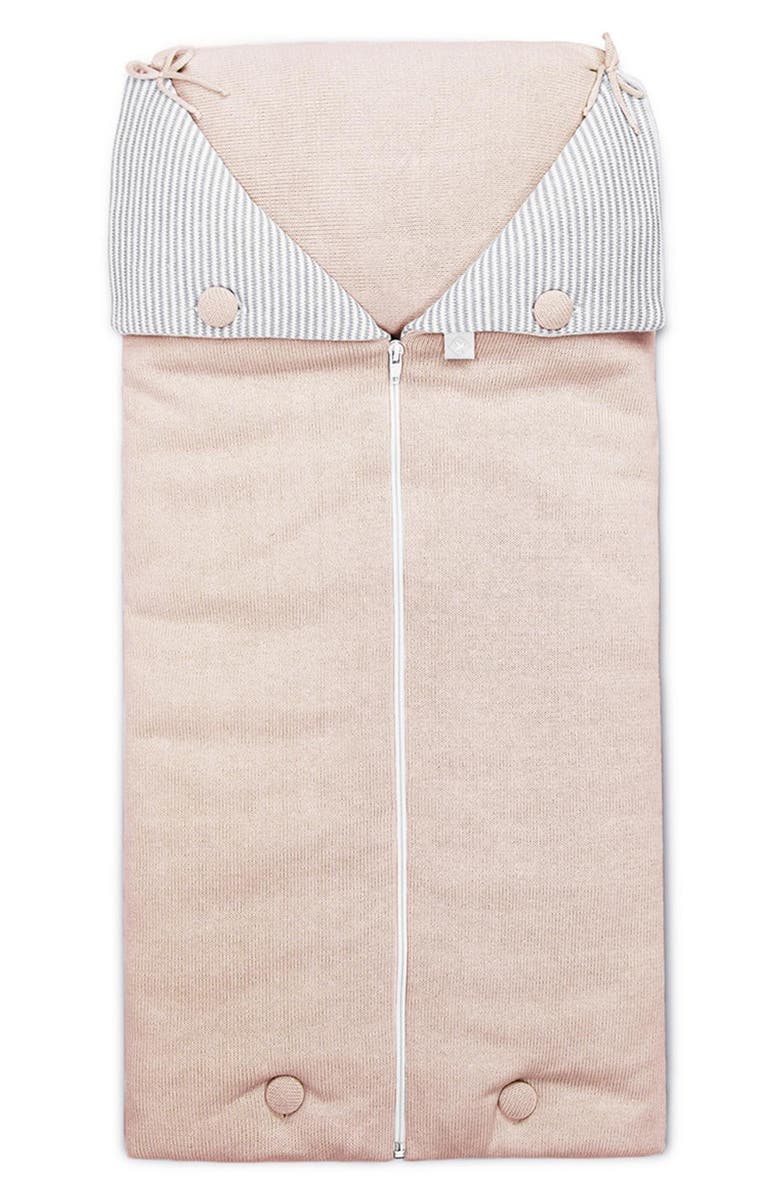 RIAN TRICOT Cocoon Zip-Up Wearable Blanket, Main, color, Light Pink