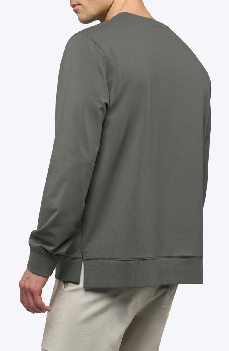 Cuts Hyperloop Split Hem Sweatshirt, Alternate, color, Castor Grey