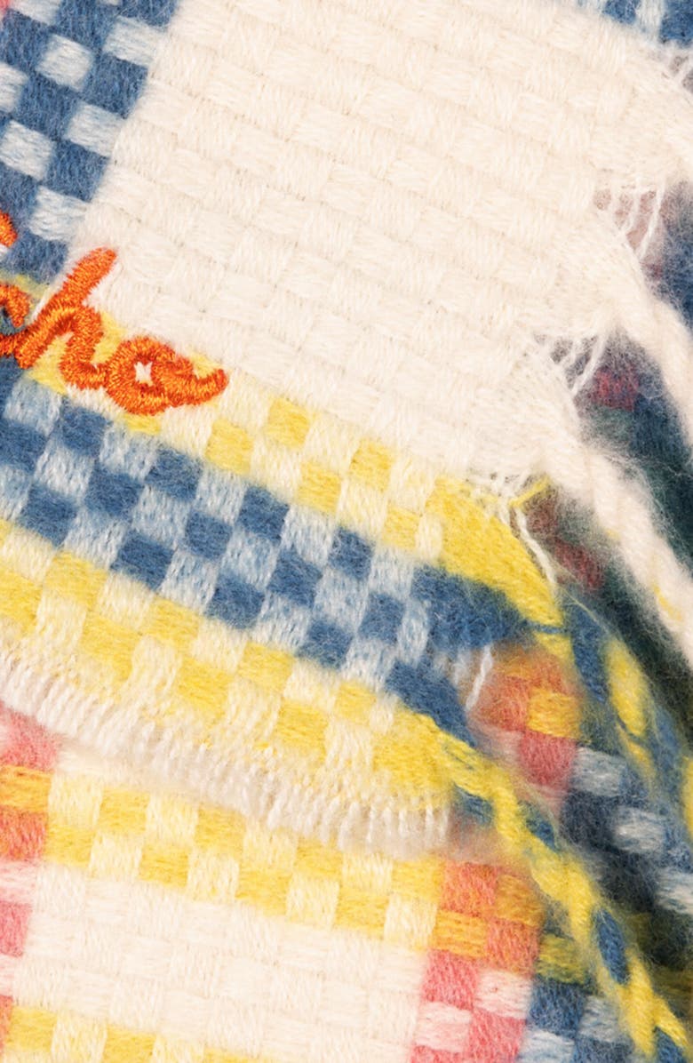 Echo Vintage Plaid Side Fringe, Alternate, color, Multi