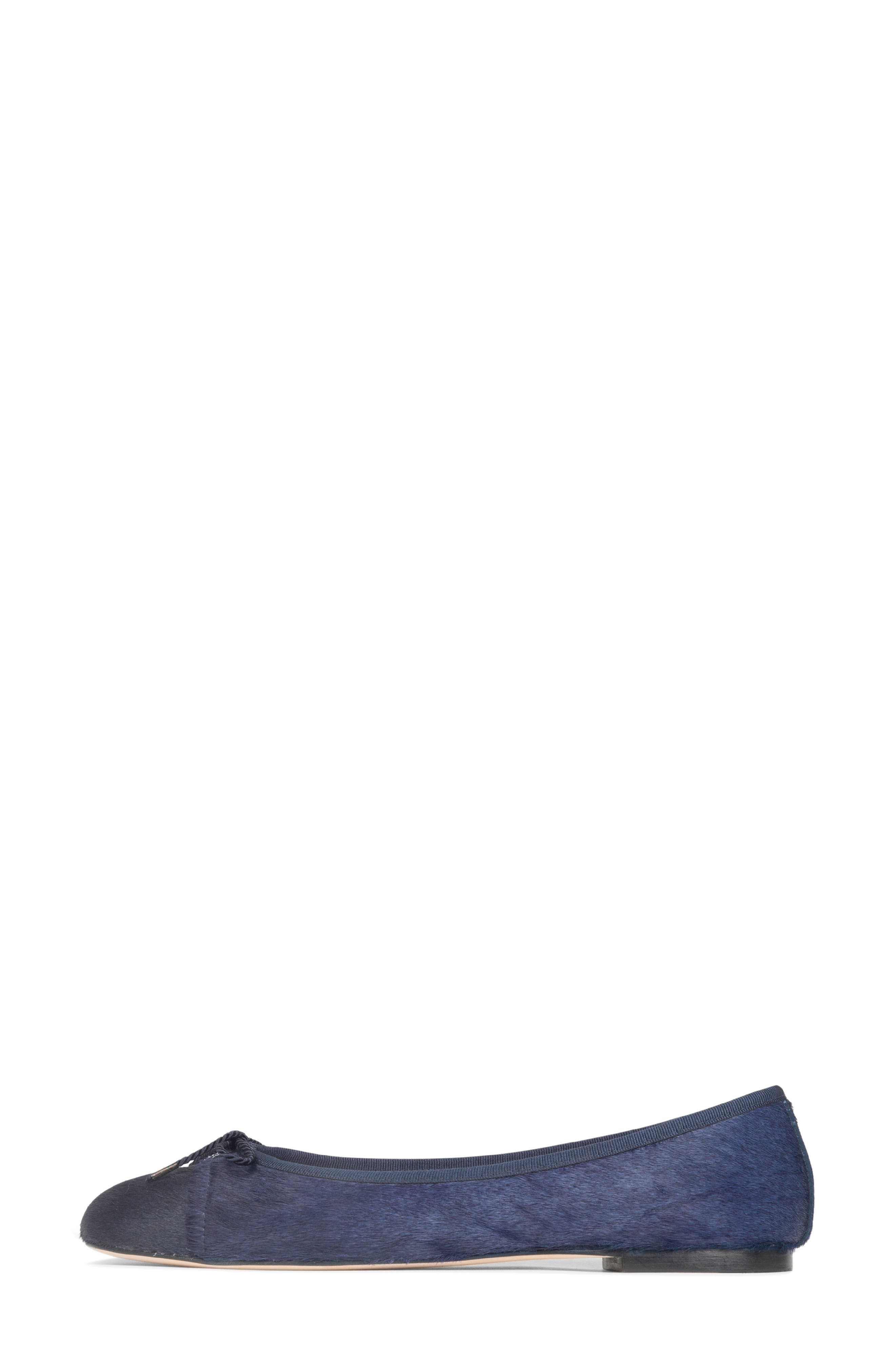 Best Genuine Calf Hair Ballet Flat, Alternate, color, NAVY HAIRCALF