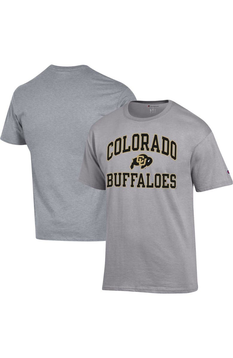 Champion Men's Champion Heather Gray Colorado Buffaloes High Motor T-Shirt, Main, color, Heather Gray