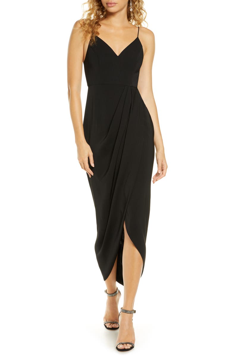 Shona Joy Tulip Hem Maxi Dress, Main, color, 