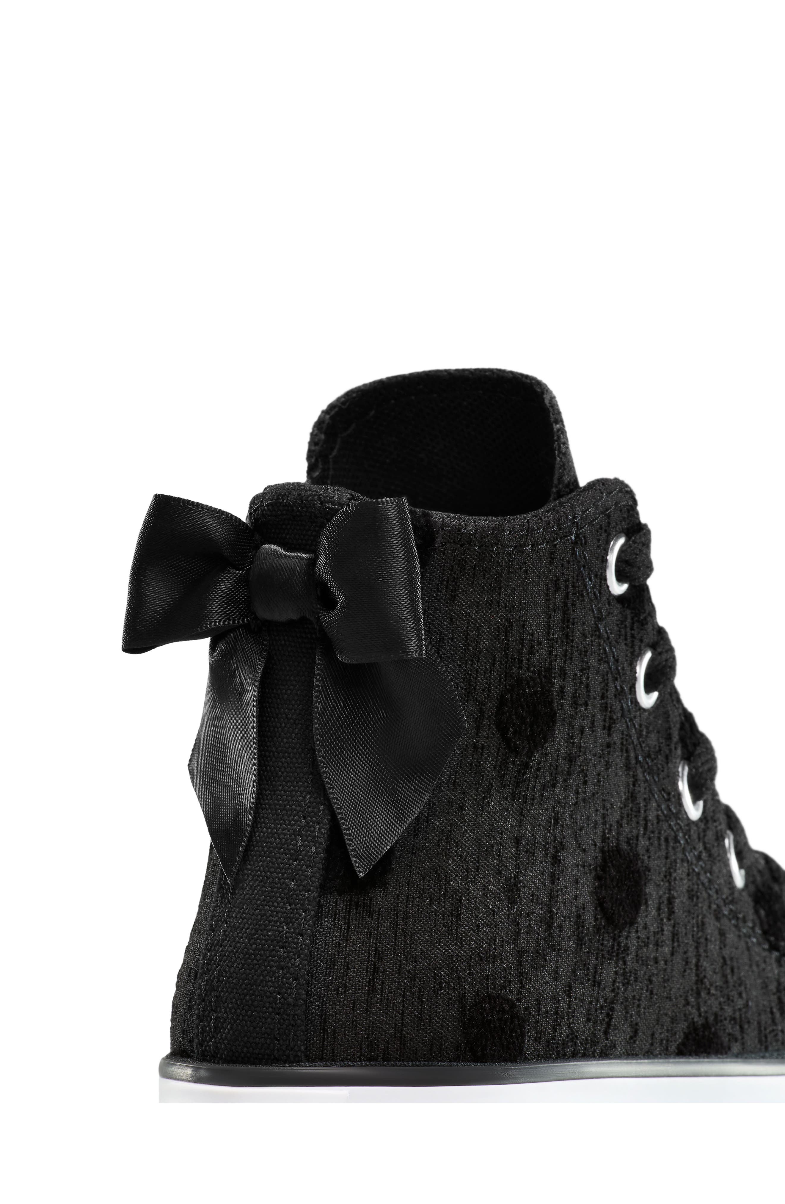 Converse Kids' Chuck Taylor<sup>®</sup> All Star Lift Bow High Top Platform Sneaker, Alternate, color, 