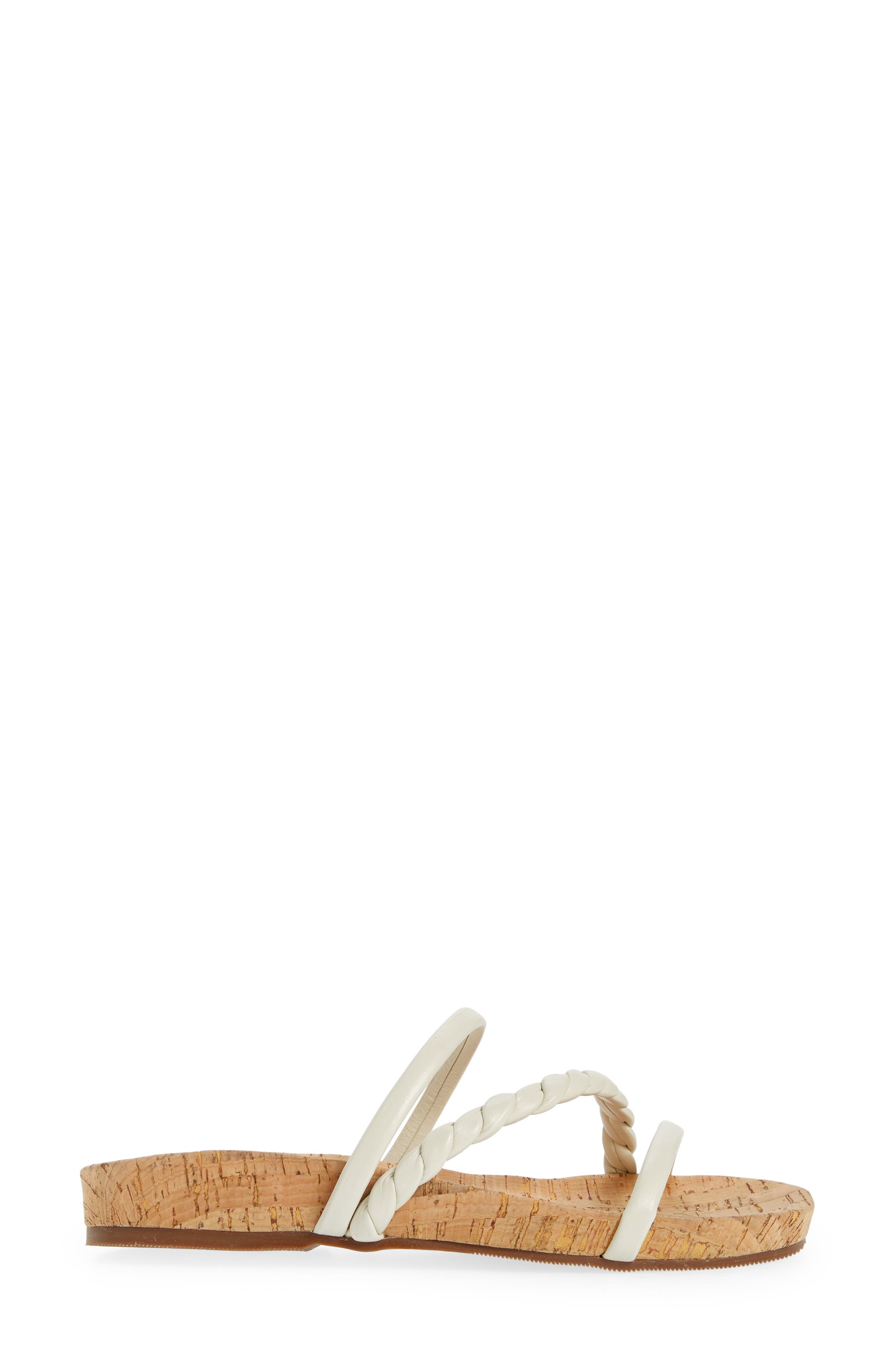 Kaanas Ceiba Cork Sandal, Alternate, color, Ivory