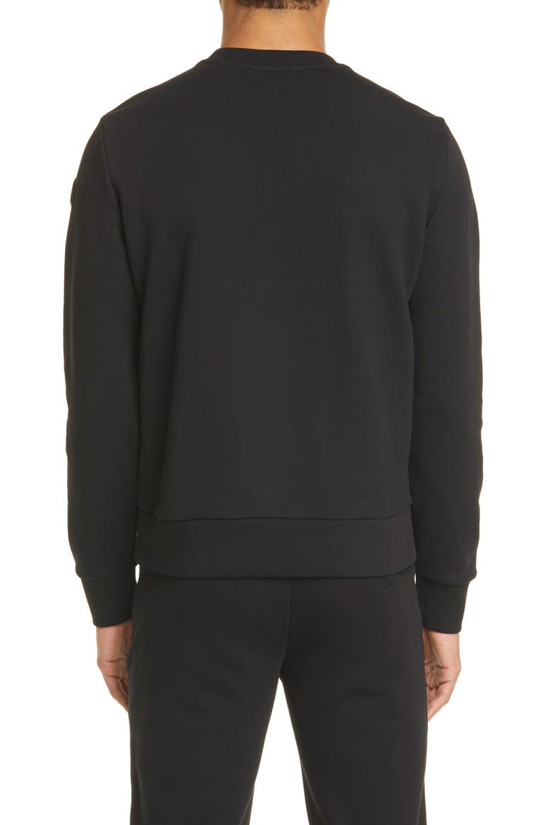 Kangaroo Pocket Sweatshirt, Alternate, color, BLACK