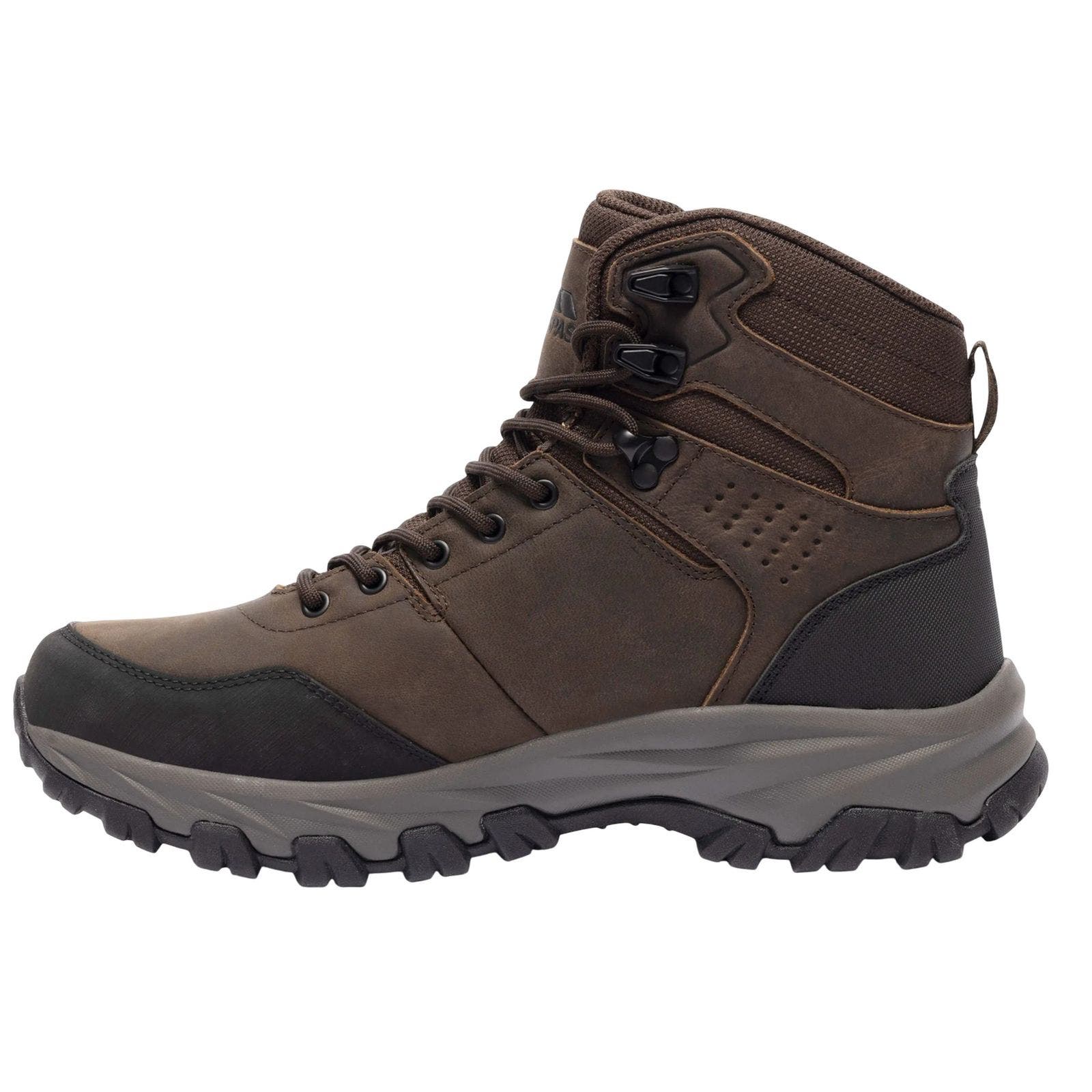 Stride Leather Walking Boots, Alternate, color, Dark Brown