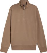 Zella Vital Fleece Quarter Zip Pullover