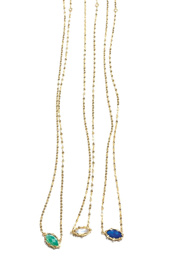 Jewelry 'Spellbound' Pendant Necklace, Alternate, color, ONYX/ YELLOW GOLD