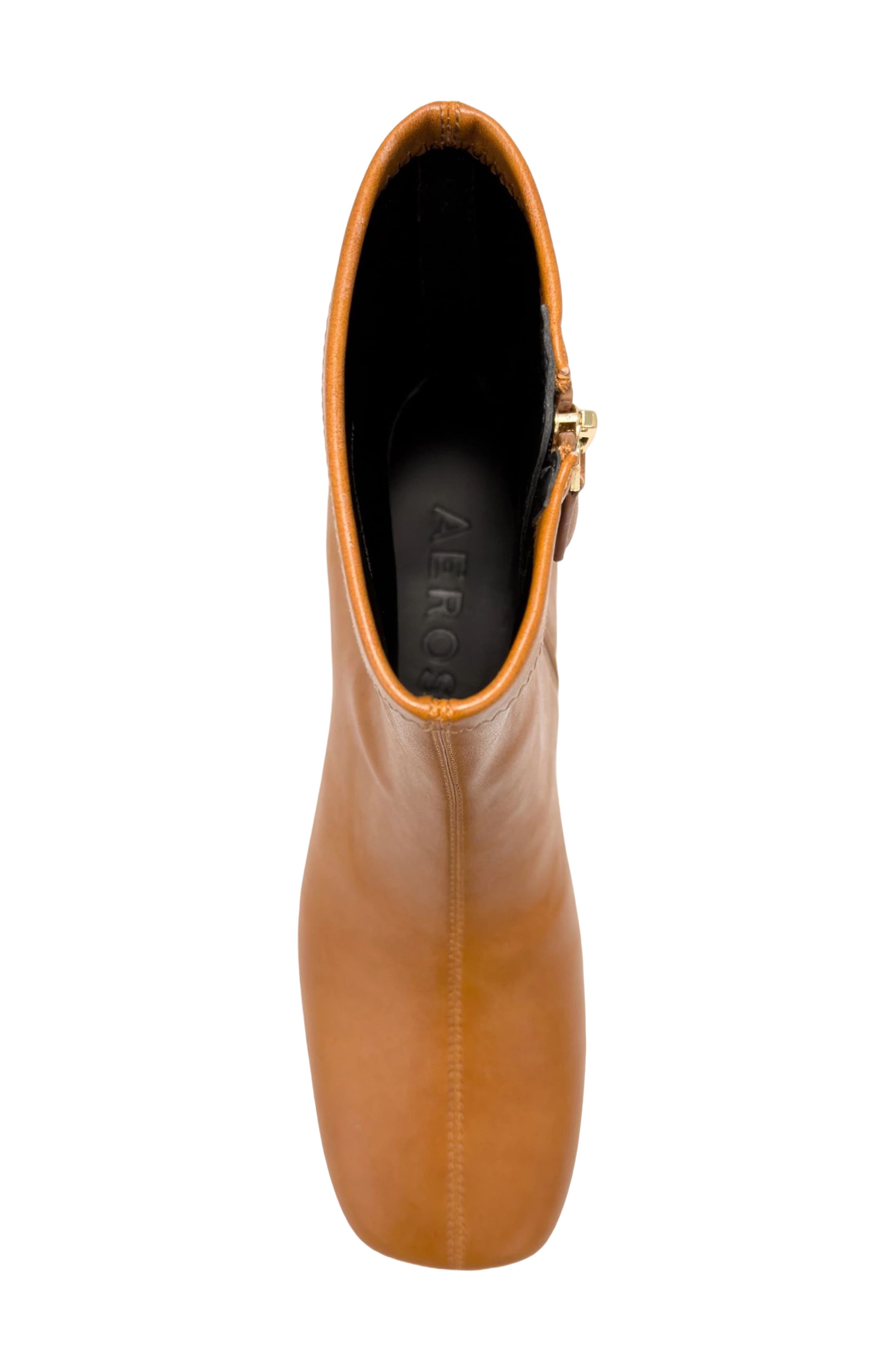 Sussex Faux Leather Platform Bootie, Alternate, color, JAVA