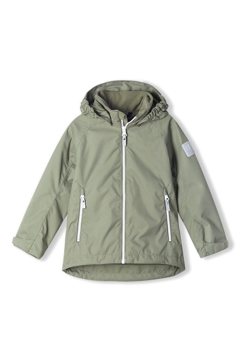 Kid's Soutu Reimatec® Waterproof Jacket, Main, color, GREYISH GREEN
