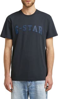G-STAR Felt Logo Organic Cotton Graphic T-Shirt