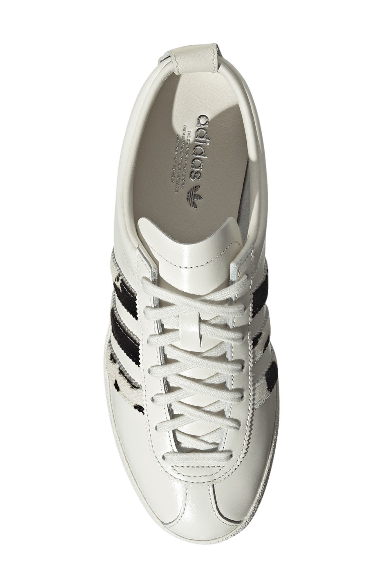adidas Blanc Leather Sneaker, Alternate, color, Off White/ White/ Silver