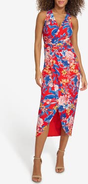 Siena Ruched Midi Dress