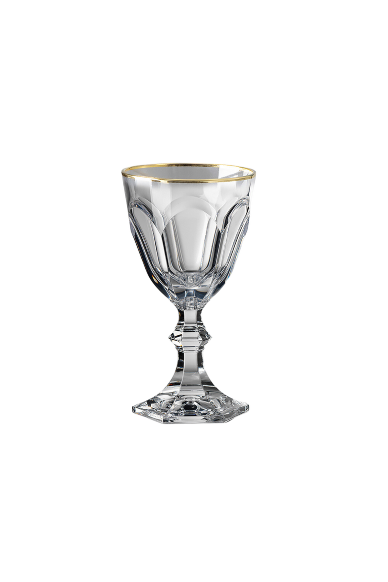 Dolce Vita Water Set Of 6, Main, color, CLEAR/GOLD