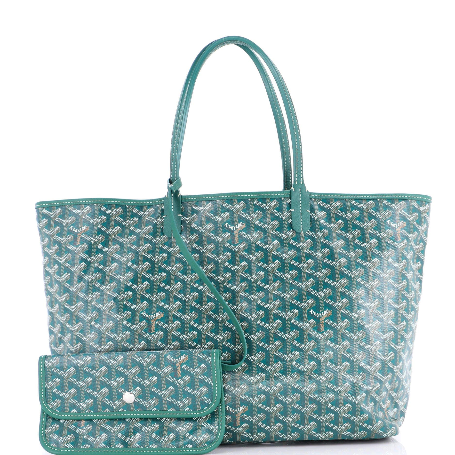 Pre-Owned Goyard Saint Louis Tote Coated Canvas PM, Main, color, 