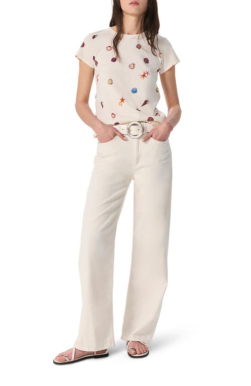 Rag & Bone Seashell Print Cotton T-shirt
