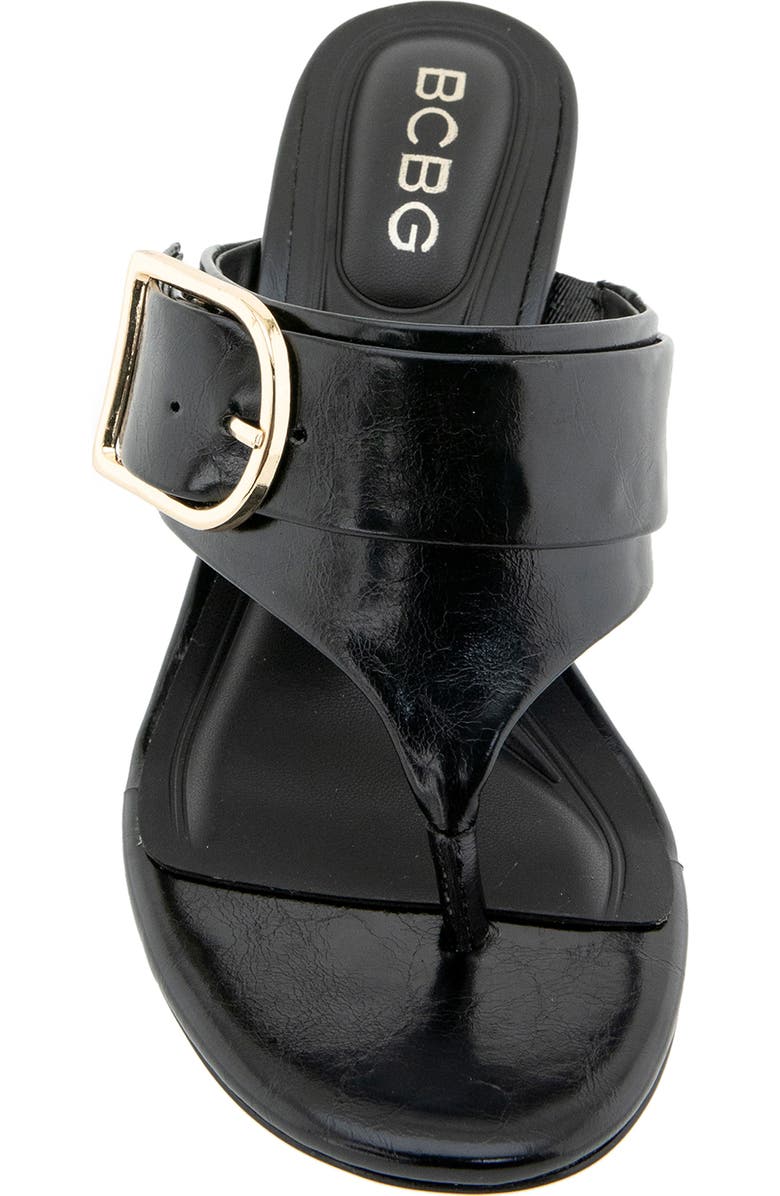 BCBGeneration Seema Wedge Slide Sandal, Alternate, color, Black