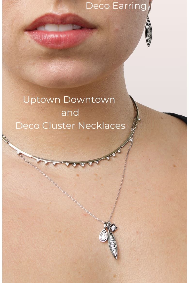 Uptown/Downtown Choker Necklace, Alternate, color, Silver