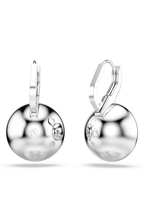 Swarovski Millenia Rhodium Plated Drop Earrings In Metallic