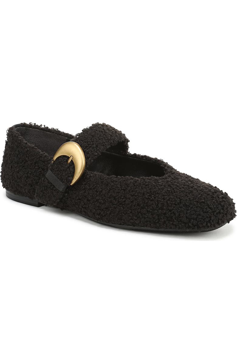 Circus NY by Sam Edelman Bella Faux Shearling Mary Jane Flat, Main, color,