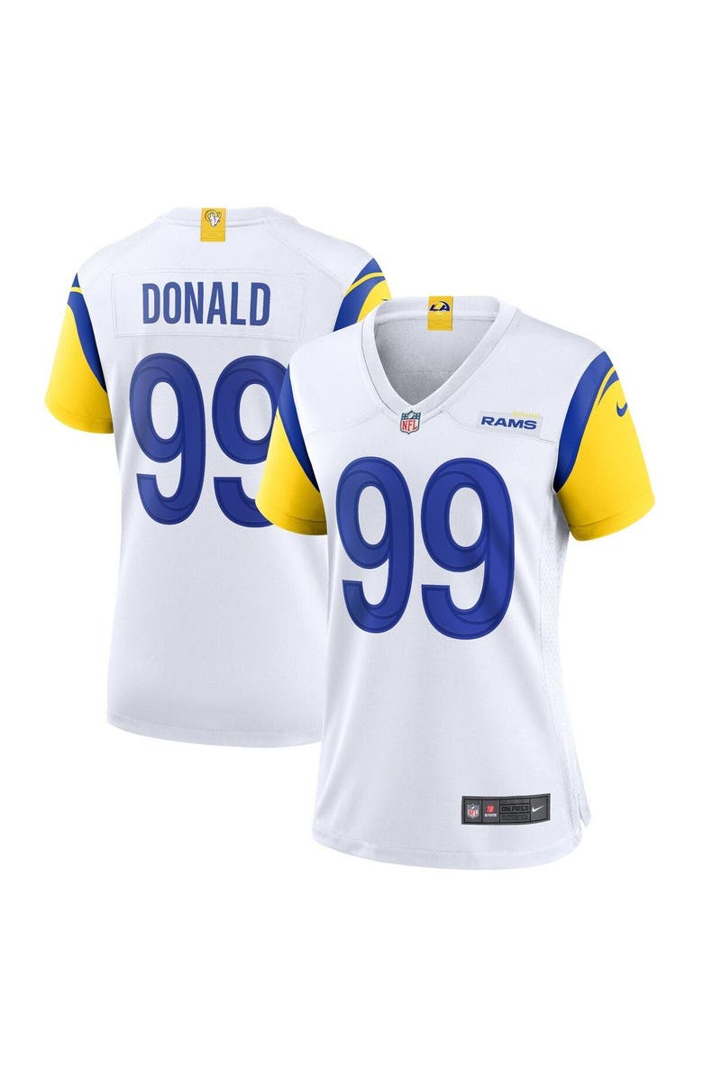 Nike Women's Nike Aaron Donald White Los Angeles Rams Alternate Game Jersey, Alternate, color,