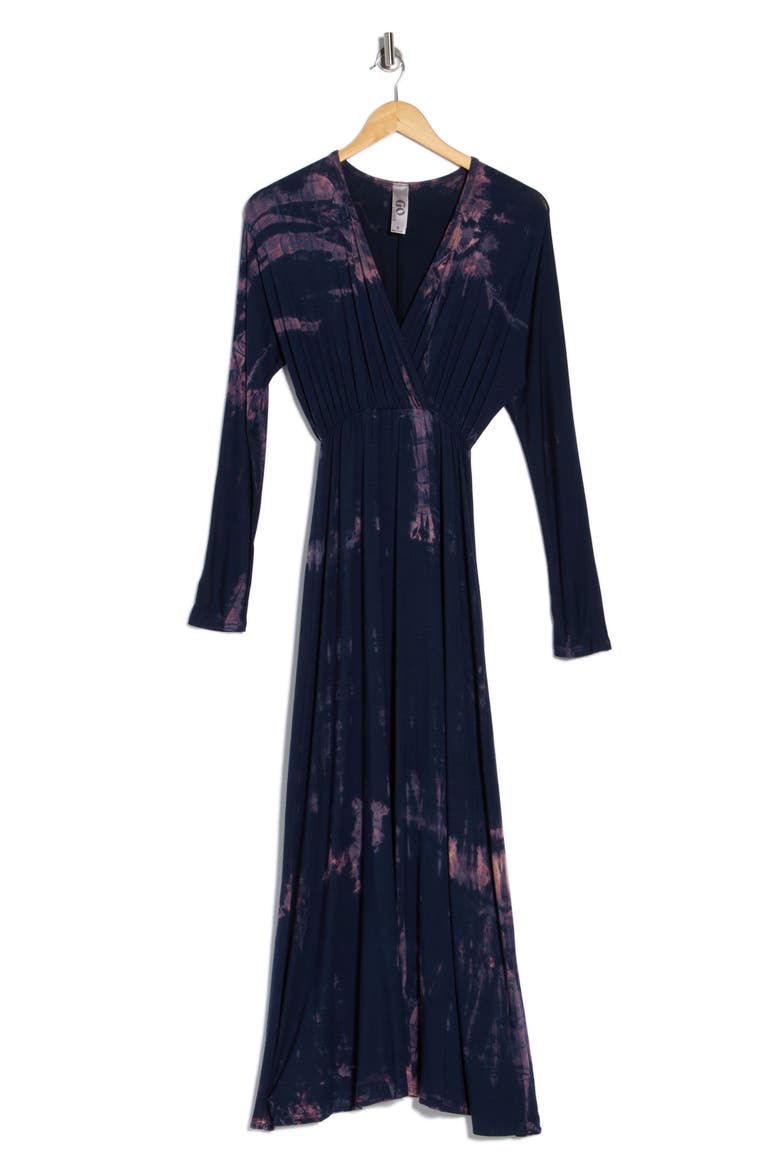 Long Sleeve Maxi Dress, Alternate, color, DARK MAUVE