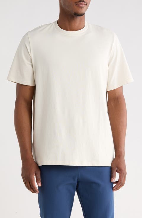 Stretch Cotton Crewneck T-Shirt