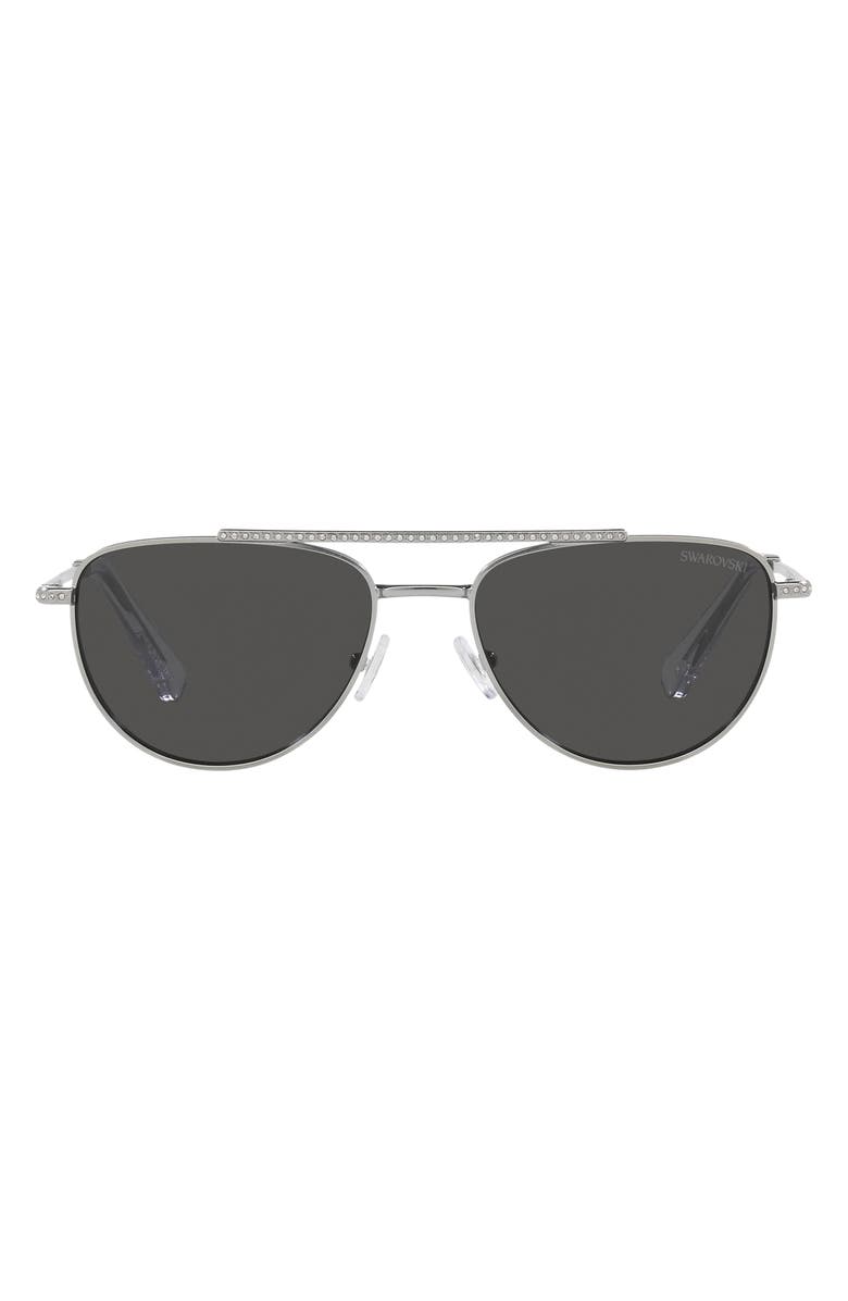 Swarovski 53mm Square Sunglasses, Main, color, 