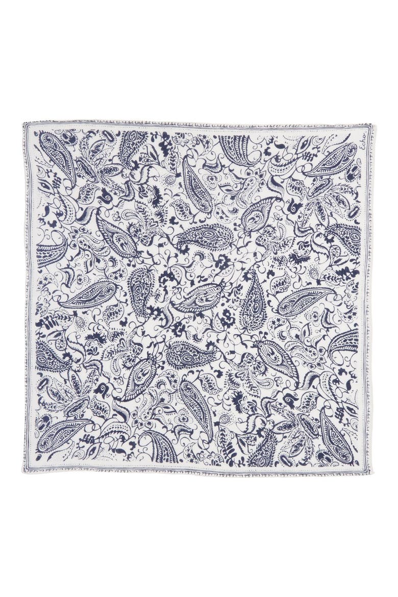 Paisley Bandana, Alternate, color, WHITE