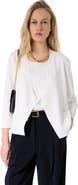 GERARD DAREL Lynaya 3/4 Sleeve Open Front Cardigan