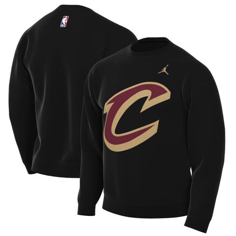 Men's Jordan Brand Black Cleveland Cavaliers Statement Edition Sweatshirt