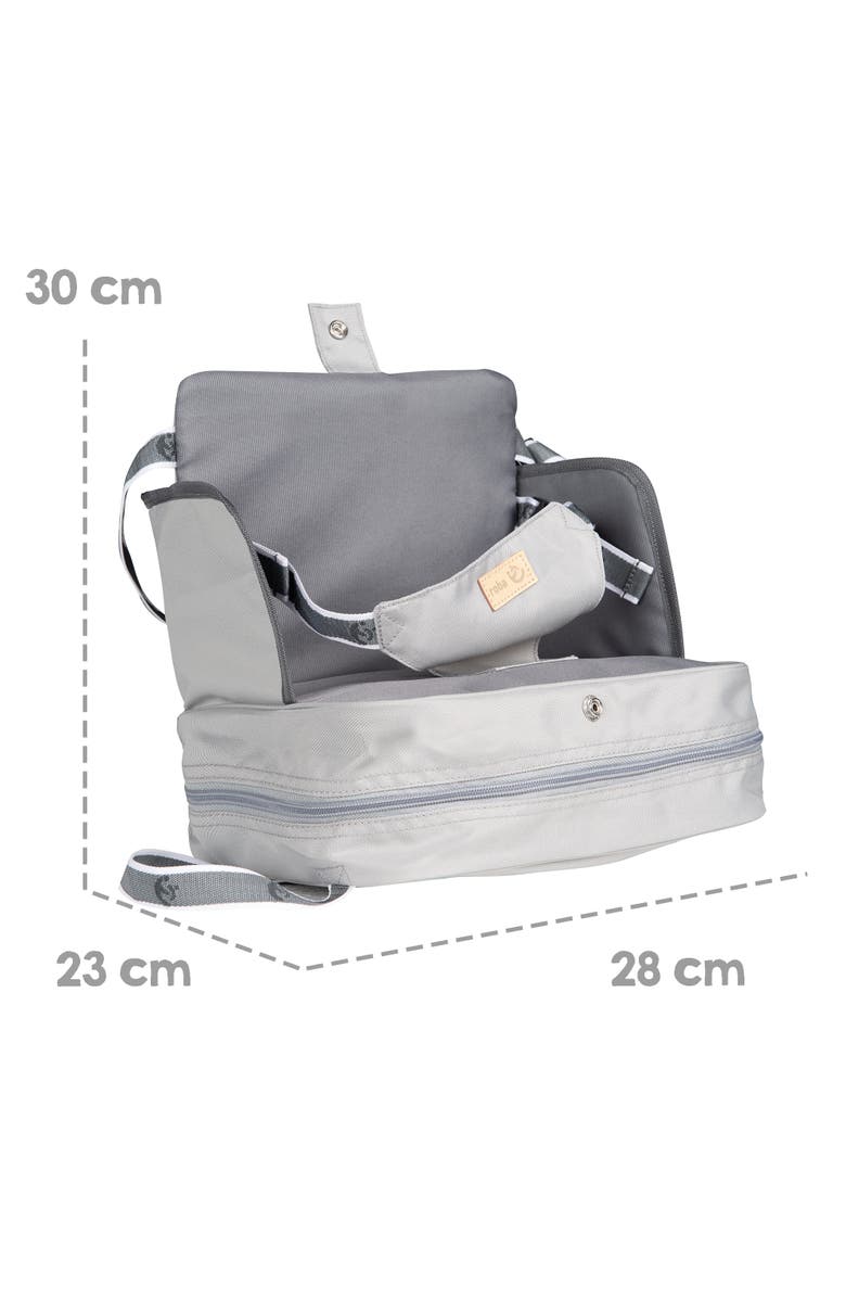 Roba-Kids Kids Inflatable Booster Seat with Raised Sides, Little Stars, Alternate, color, Gray