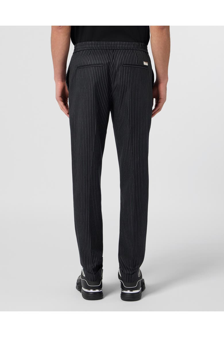 Classic Tracksuit Pants Stripes Stripes Men, Alternate, color, black